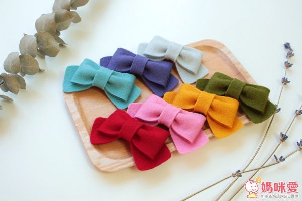 英國 May Crimson 手工羊毛氈髮夾