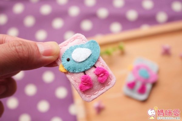 英國 May Crimson 手工羊毛氈髮夾