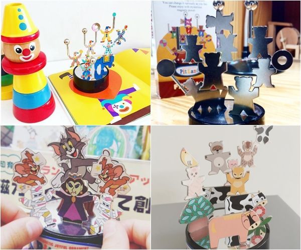 日本 PitLand 磁鐵平衡益智玩具