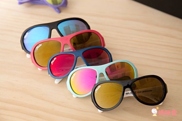 瑞士 SHADEZ - 可彎折嬰幼兒時尚太陽眼鏡-櫻花粉