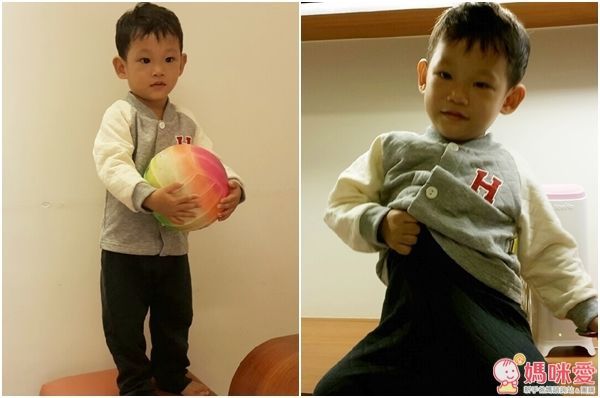 日本 PETIT CADEAU H長袖棒球風腹卷睡衣