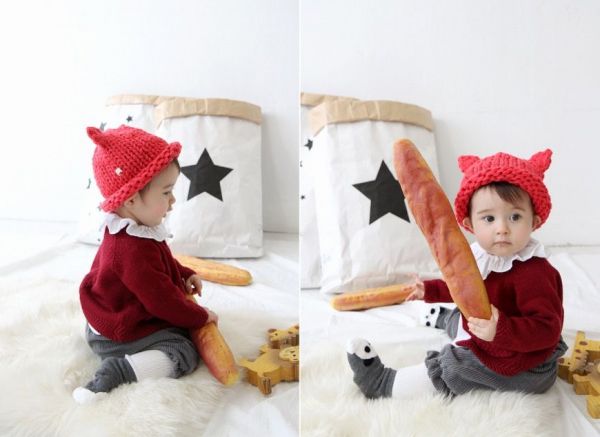 ✿熊貓短襪 3 雙組