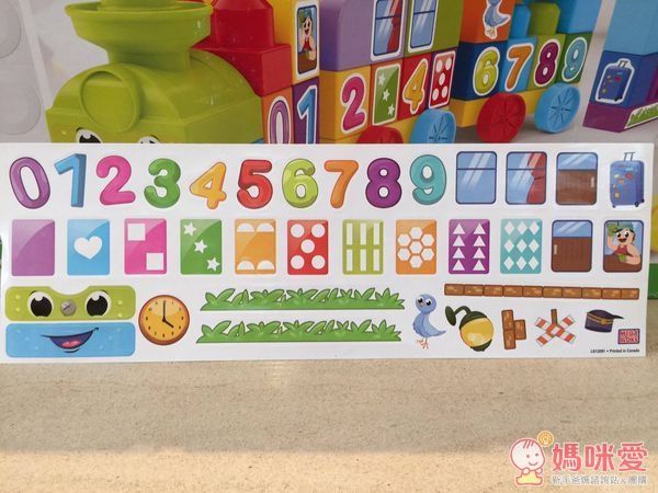 ☆MEGA BLOKS 數字火車積木組