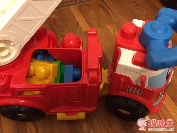 ☆MEGA BLOKS 消防車積木組