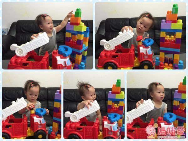 ☆MEGA BLOKS 消防車積木組