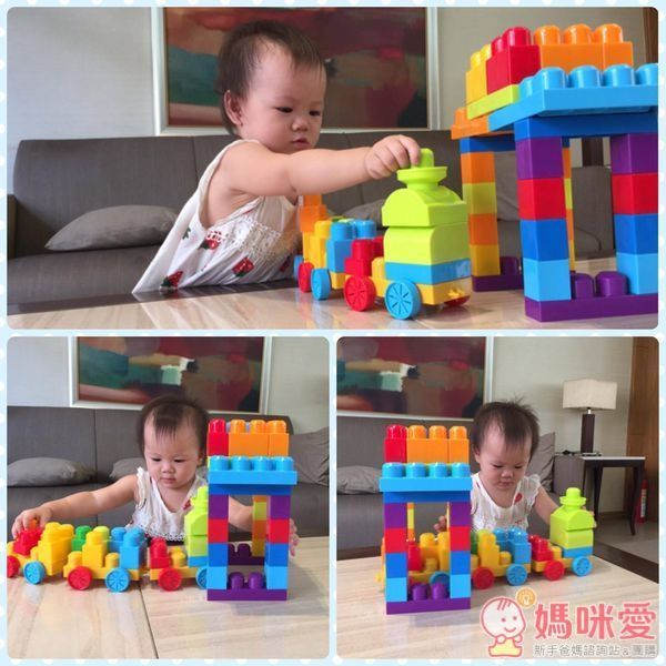 ☆MEGA BLOKS 數字火車積木組