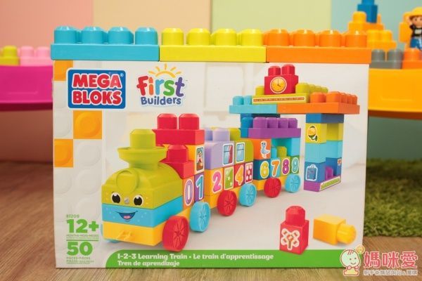 ☆MEGA BLOKS 數字火車積木組