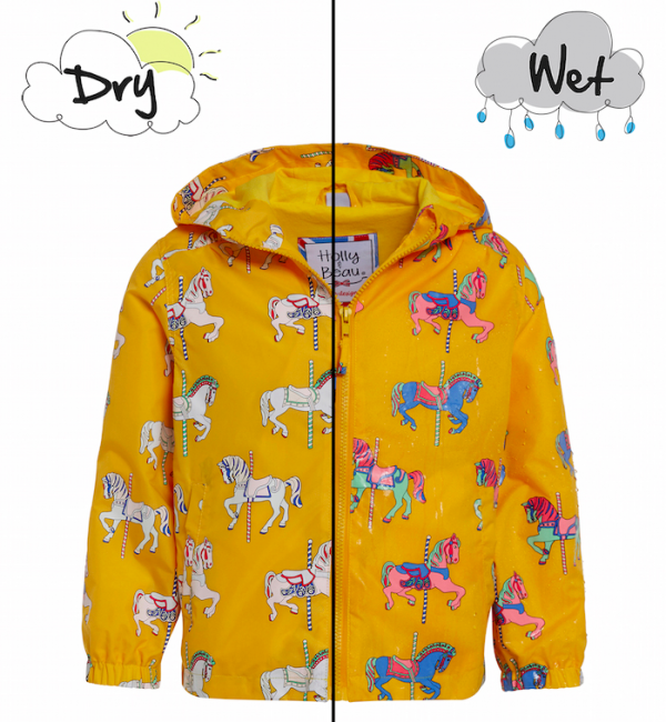 英國 Holly & Beau 的神奇變色風衣／雨衣