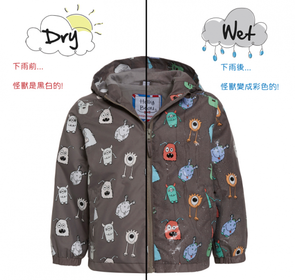 英國 Holly & Beau 的神奇變色風衣／雨衣