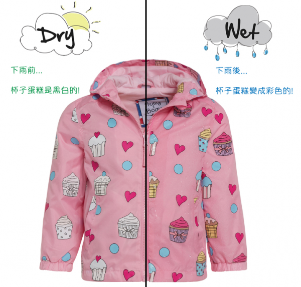 英國 Holly & Beau 的神奇變色風衣／雨衣