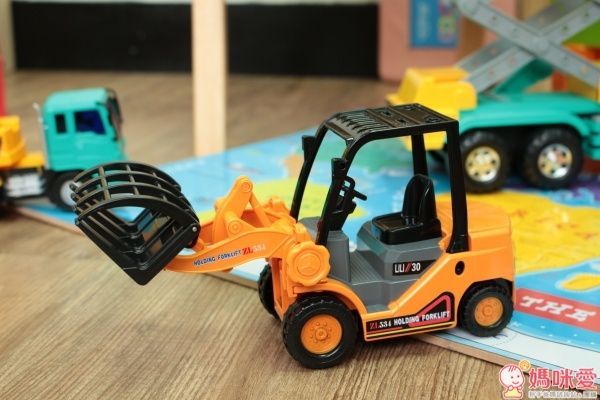 小小家 工程小車車 磨輪叉鏟車