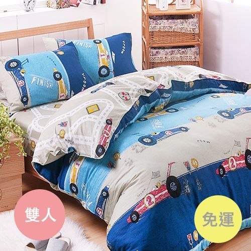 濱川佐櫻 純棉兩用被床包組
