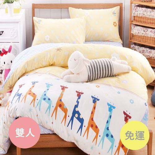 濱川佐櫻 純棉兩用被床包組