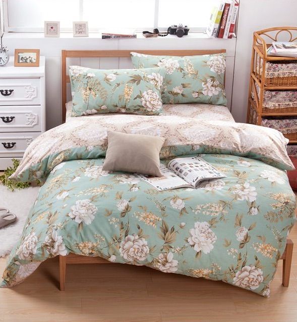 ✿ 濱川佐櫻 台灣製精梳棉兩用被床包組