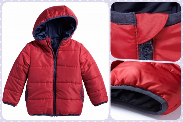 ❄ Nissen：男孩鋪棉連帽外套