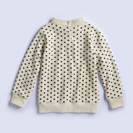 ❄ Nissen：小高領裏毛絨點點針織衫