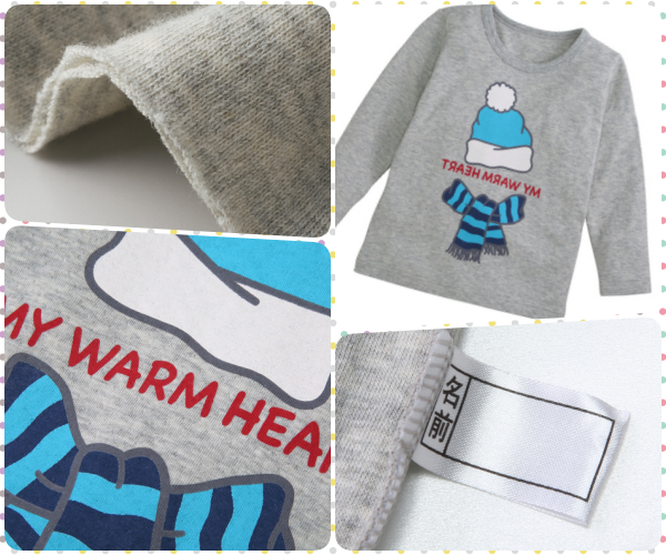 ❄ Nissen：純棉長袖毛帽圍巾休閒上衣