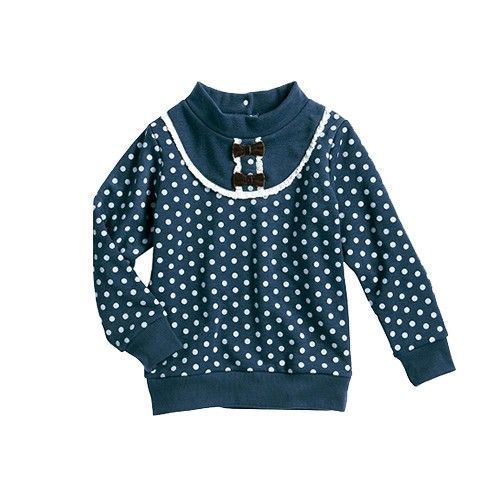 ❄ Nissen：小高領裏毛絨點點針織衫