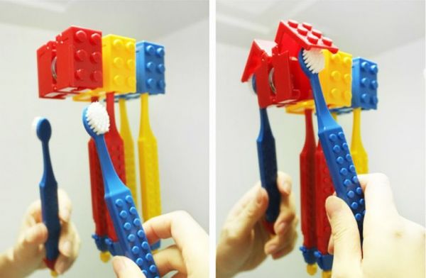 樂高積木牙刷組
