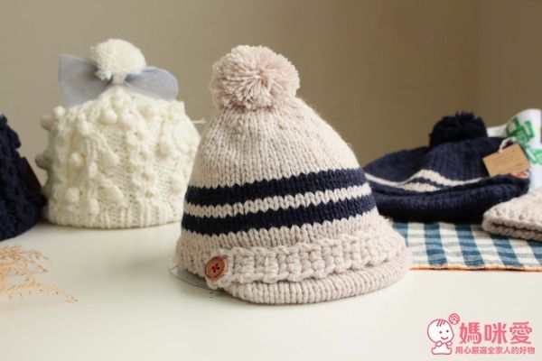 日本 shapox 小童保暖毛帽