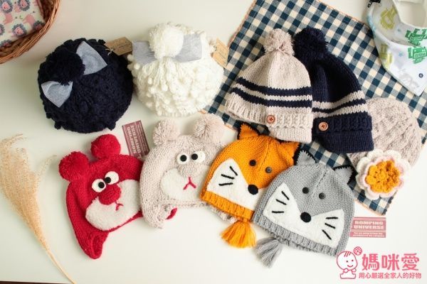 日本 shapox 小童保暖毛帽