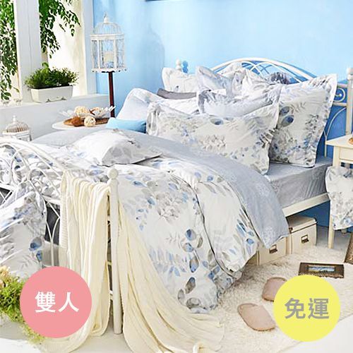 義大利La Belle 防蹣抗菌舖棉兩用被床包組