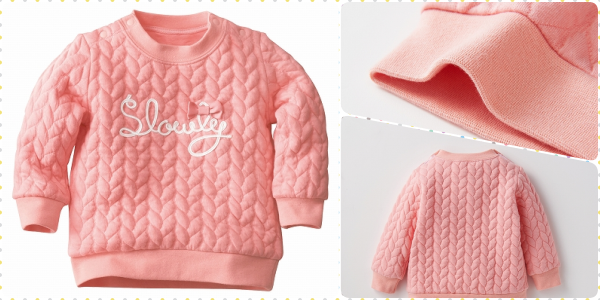 ✪ Nisssen 女孩絎縫針織衫