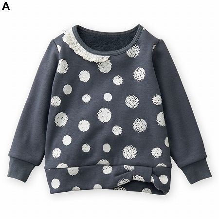  Nisssen 裏絨蕾絲圓點休閒服