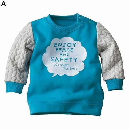 ✪ Nisssen 裏起毛拼接長袖針織衫