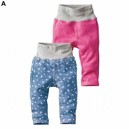 ✪ Nisssen 裏毛絨長褲2條組(附肚圍)