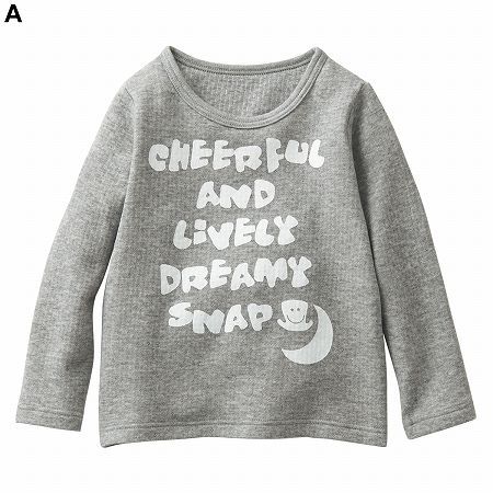 ✪ Nisssen 女孩輕柔絎縫英文字母T恤 