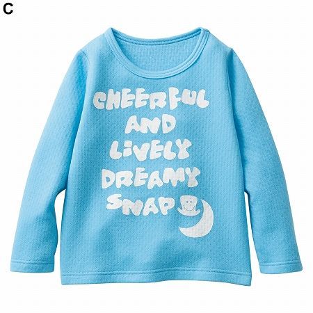 ✪ Nisssen 女孩輕柔絎縫英文字母T恤 