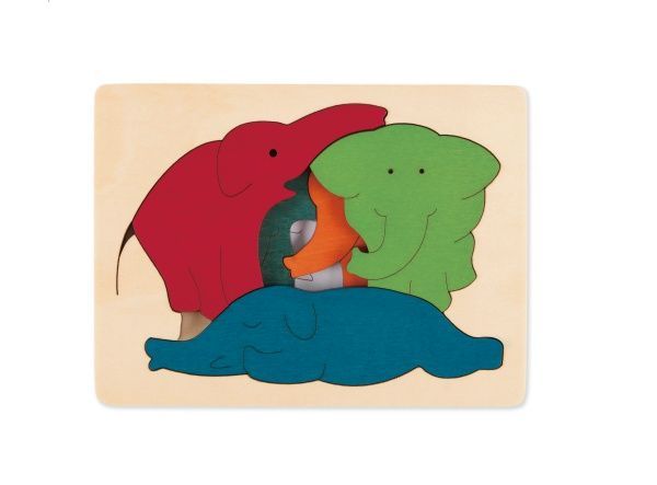 ☆George Luck Puzzle 三層創意拼圖（3歲以上適用）