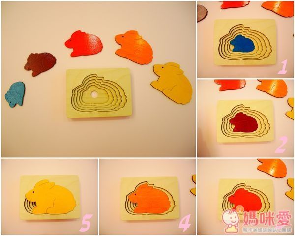 ✪ George Luck Puzzle 五層拼圖系列(2歲以上適用)