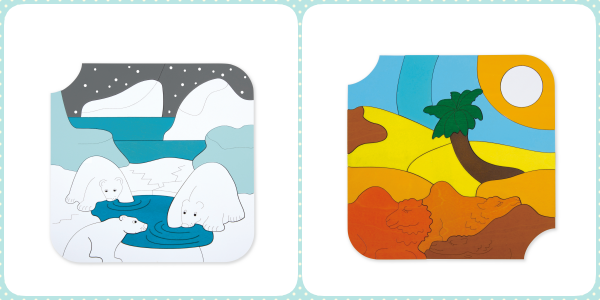 ☆George Luck Puzzle 單層/雙層創意拼圖（5~6歲以上適用）