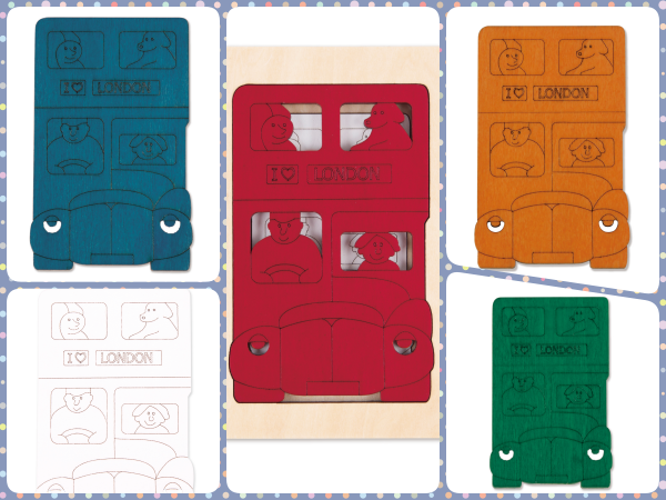 ✪ George Luck Puzzle 五層拼圖系列（2歲以上適用）