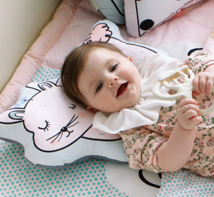 韓國 Bonitabebe 可愛插畫風枕頭 / 睡墊 / 棉被