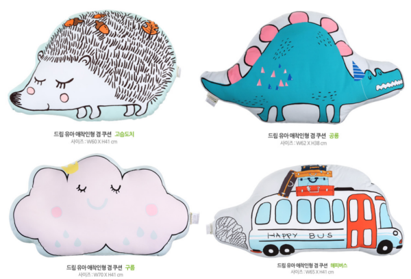 自己睡也不怕 ✿ 韓國 Bonitabebe 動物造型床枕組