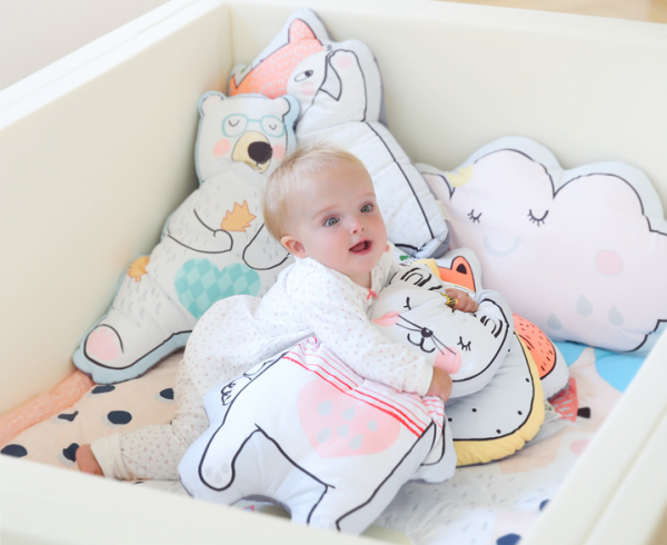 自己睡也不怕 ✿ 韓國 Bonitabebe 動物造型床枕組