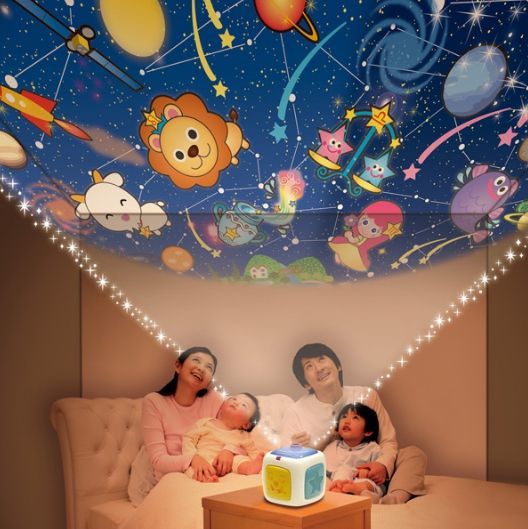 日本 TAKARA TOMY 寶寶安心好眠卡通人物投射燈