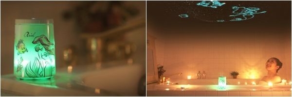 日本 SEGA HOMESTAR AQUA 迪士尼公主系列夜光投射燈