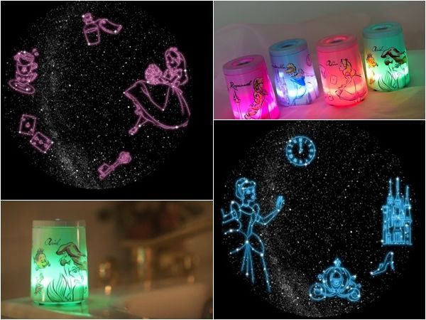 迪士尼公主夜光投射燈