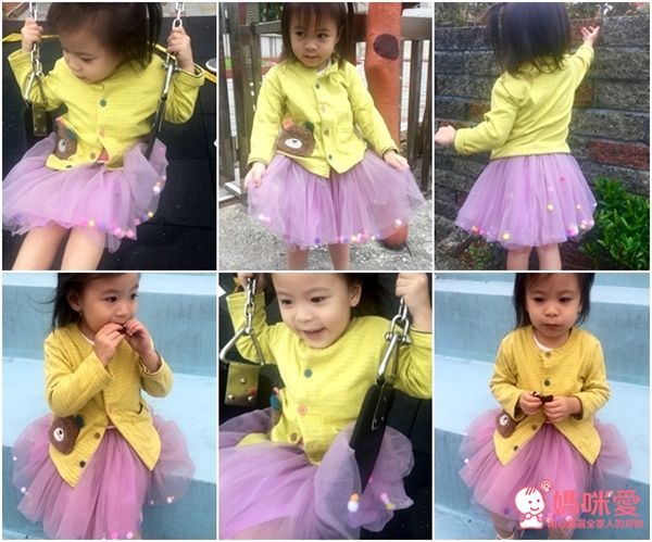 日本 enchante petit氣質澎澎柔美球球紗裙