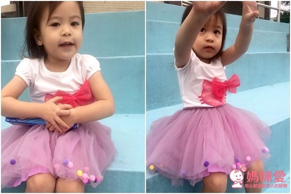 日本 enchante petit氣質澎澎柔美球球紗裙