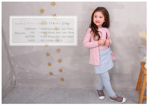 new！✿日本 enchante petit 編織花領邊彈性長袖上衣