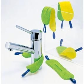 日本 MARNA 日本製水龍頭專用去水垢清潔布