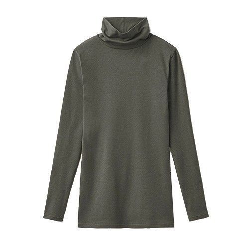 吸濕發熱天竺棉圓領 / 高領上衣