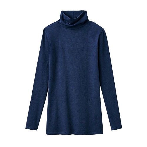 吸濕發熱天竺棉圓領 / 高領上衣