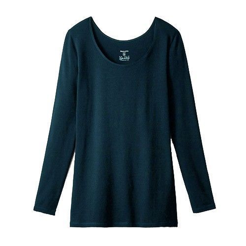 吸濕發熱天竺棉圓領 / 高領上衣