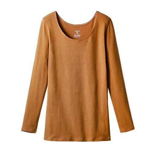 吸濕發熱天竺棉圓領 / 高領上衣